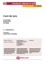 Cant de joia-Da Camera (peces soltes en pdf)-Escoles de Música i Conservatoris Grau Elemental-Partitures Bàsic