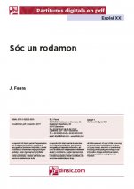 Sóc un rodamon-Esplai XXI (peces soltes en pdf)-Partitures Bàsic