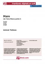 Mare-Música petita (piezas sueltas en pdf)-Escuelas de Música i Conservatorios Grado Elemental