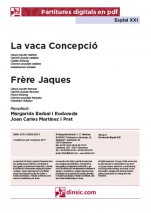 La vaca Concepció - Frère Jacques-Esplai XXI (peces soltes en pdf)-Music Schools and Conservatoires Elementary Level-Music in General Education Primary School-Music in General Education Secondary School-Scores Elementary