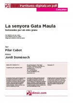 La senyora Gata Maula-Cançoner (canciones sueltas en pdf)-Escuelas de Música i Conservatorios Grado Elemental-Partituras Básico