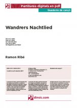 Wandrers Nachtlied-Quaderns de cançó (peces soltes en pdf)-Music Schools and Conservatoires Advanced Level-Scores Advanced