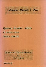 Quaderns d'anàlisi i audició de formes musicals 2-Audición y análisis-Escuelas de Música i Conservatorios Grado Medio