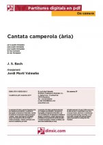 Cantata camperola (ària)-Da Camera (peces soltes en pdf)-Escoles de Música i Conservatoris Grau Elemental-Partitures Bàsic