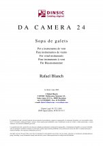 Da Camera 24: Sopa de galets-Da Camera (publicació en pdf)-Partitures Bàsic