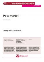Peix martell-Cançoner (canciones sueltas en pdf)-Escuelas de Música i Conservatorios Grado Elemental-Partituras Básico