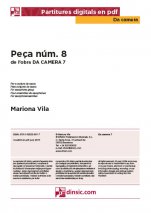 Peça núm. 8-Da Camera (piezas sueltas en pdf)-Partituras Básico