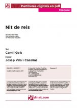Nit de reis-Cançoner (separate PDF pieces)-Scores Elementary