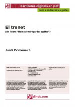 El trenet-Nem a endreçar les golfes (separate PDF pieces)-Music Schools and Conservatoires Elementary Level-Scores Elementary