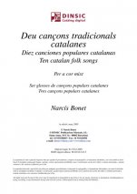 Diez canciones populares catalanas-Música coral catalana (publicación en pdf)-Partituras Intermedio