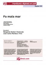 Fa mala mar-Esplai XXI (peces soltes en pdf)-Escuelas de Música i Conservatorios Grado Elemental-La música en la educación general Educació Primària-La música en la educación general Educación Secundaria-Partituras Básico