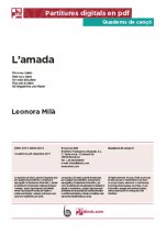 L'amada-Quaderns de cançó (peces soltes en pdf)-Music Schools and Conservatoires Advanced Level-Scores Advanced