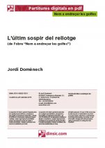 L’últim sospir del rellotge-Nem a endreçar les golfes (peces soltes en pdf)-Escoles de Música i Conservatoris Grau Elemental-Partitures Bàsic