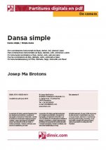 Simple dance-Da Camera (separate PDF pieces)-Scores Elementary