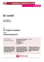 El conill-Cançoner (cançons soltes en pdf)-Partitures Bàsic