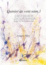 Quintet de vent núm. 1-Instrumental Music (paper copy)-Scores Advanced