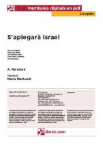 S'aplegarà Israel-L'Esquitx (separate PDF pieces)-Music Schools and Conservatoires Elementary Level-Scores Elementary
