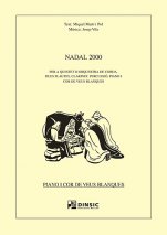 Nadal 2000 (Reducció piano)-Música coral catalana (publicació en paper)-Partitures Avançat