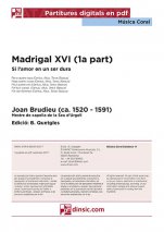 Madrigal XVI (1a part)-Música coral catalana (peces soltes en pdf)-Partitures Intermig