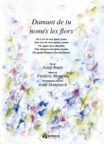 Damunt de tu només les flors (para voces iguales y piano)-Música vocal (publicación en papel)-Partituras Avanzado