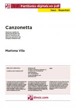 Canzonetta-Repertorio para Saxo (piezas sueltas en pdf)-Partituras Básico