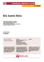 Els Sants Reis-L'Esquitx (piezas sueltas en pdf)-Escuelas de Música i Conservatorios Grado Elemental-Partituras Básico