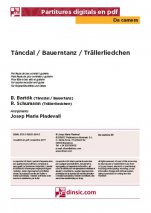 Táncdal / Bauerntanz / Trällerliedchen-Da Camera (piezas sueltas en pdf)-Partituras Básico