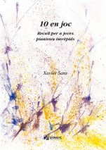 10 en joc. Recull per a joves pianistes intrèpids-Música instrumental (publicació en paper)-Escoles de Música i Conservatoris Grau Elemental-Música Tradicional Catalunya-Partitures Bàsic