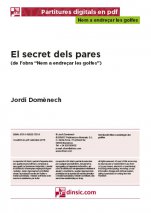 El secret dels pares-Nem a endreçar les golfes (piezas sueltas en pdf)-Escuelas de Música i Conservatorios Grado Elemental-Partituras Básico