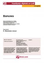 Banuwa-L'Esquitx (separate PDF pieces)-Music Schools and Conservatoires Elementary Level-Scores Elementary