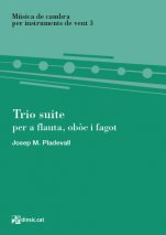Trio suite, per a flauta, oboè i fagot-Música de cámara para instrumentos de viento-Escuelas de Música i Conservatorios Grado Medio-Partituras Intermedio