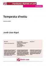 Tempesta d’estiu-Cançoner (cançons soltes en pdf)-Partitures Bàsic