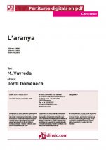L'aranya-Cançoner (cançons soltes en pdf)-Partitures Bàsic