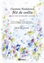 Cantata Nadalenca Nit de vetlla. Piano and Percussion Version (General Score)-Música vocal (paper copy)-Scores Elementary-Scores Intermediate