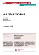 Les roses franques-Quaderns de cançó (peces soltes en pdf)-Escuelas de Música i Conservatorios Grado Superior-Partituras Avanzado