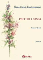 Preludi i dansa-Piano català contemporani-Escoles de Música i Conservatoris Grau Mitjà-Partitures Intermig