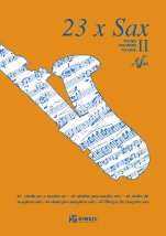 23 x Sax 2-Repertori per a Saxo (publicació en paper)-Partitures Bàsic