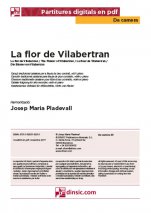 La flor de Vilabertran-Da Camera (piezas sueltas en pdf)-Escuelas de Música i Conservatorios Grado Elemental-Partituras Básico