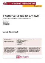 Fanfàrria. El circ ha arribat!-Da Camera (peces soltes en pdf)-Escoles de Música i Conservatoris Grau Elemental-Partitures Bàsic