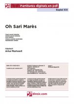 Oh Sari Marquès-Esplai XXI (peces soltes en pdf)-Partitures Bàsic