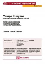 Temps llunyans-Da Camera (piezas sueltas en pdf)-Escuelas de Música i Conservatorios Grado Elemental-Partituras Básico