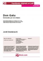 Don Gatu-Cançoner (canciones sueltas en pdf)-Escuelas de Música i Conservatorios Grado Elemental-Partituras Básico