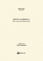 Menta i farigola, veus mixtes i piano-Separates d'obres vocals o corals-Music Schools and Conservatoires Intermediate Level-Scores Intermediate