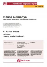 Dansa alemanya-Da Camera (piezas sueltas en pdf)-Escuelas de Música i Conservatorios Grado Elemental-Partituras Básico