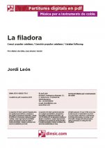 La filadora-Music for Cobla Instruments (separate PDF pieces)-Traditional Music Catalonia