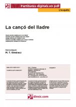 La cançó del lladre-L'Esquitx (peces soltes en pdf)-Escoles de Música i Conservatoris Grau Elemental-Partitures Bàsic