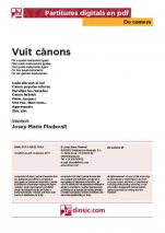 Vuit cànons-Da Camera (separate PDF pieces)-Music Schools and Conservatoires Elementary Level-Scores Elementary