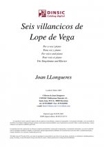 Seis villancicos de Lope de Vega-Música vocal (publicación en pdf)-Partituras Básico