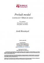 Preludi modal-Àlbum de notes-Scores Elementary