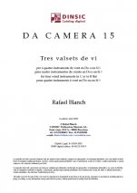 Da Camera 15: Tres valsets de vi-Da Camera (publicació en pdf)-Partitures Bàsic